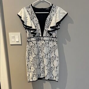 Black and White Dress
